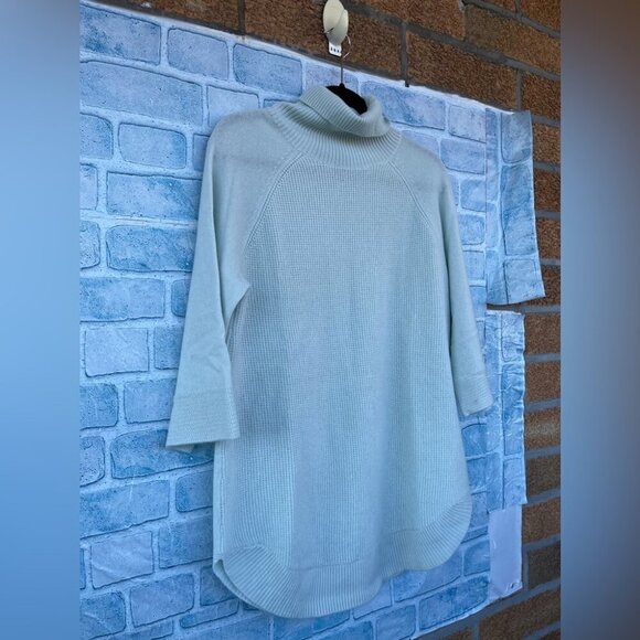Soft by naadam cashmere mint green sweater xs - Picture 2 of 6